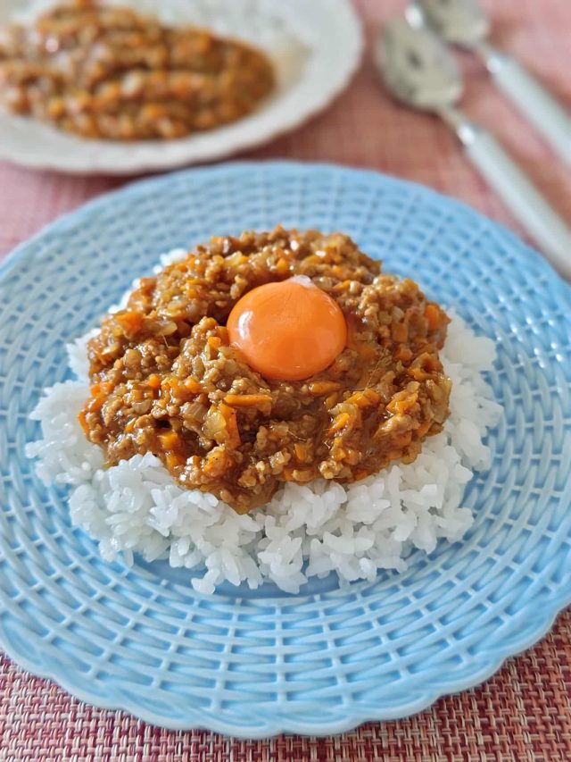 生姜たっぷりキーマカレー