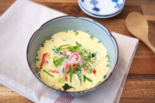 レンジでとろ～り！簡単「茶碗蒸し」朝ごはんレシピ3選