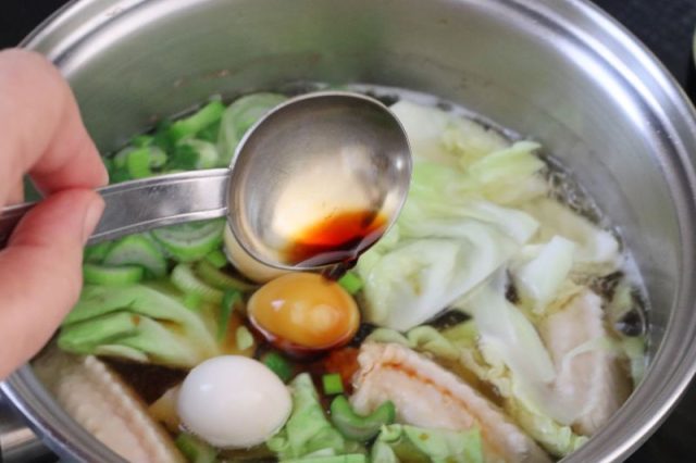 手羽中とうずら卵の和スープ