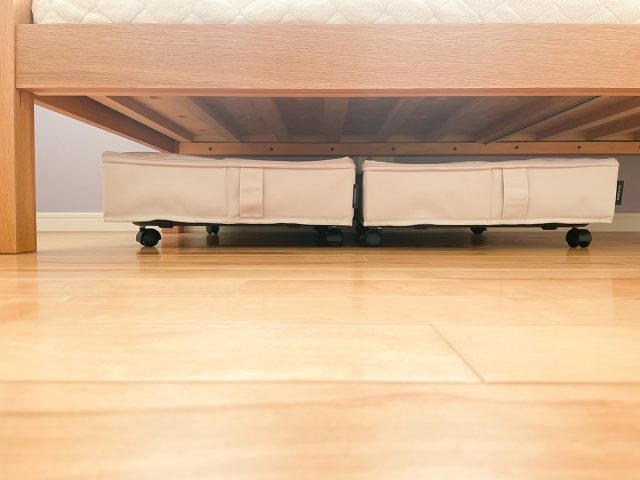 bon momentの「隙間を活用 ベッド下収納 キャスター付き」