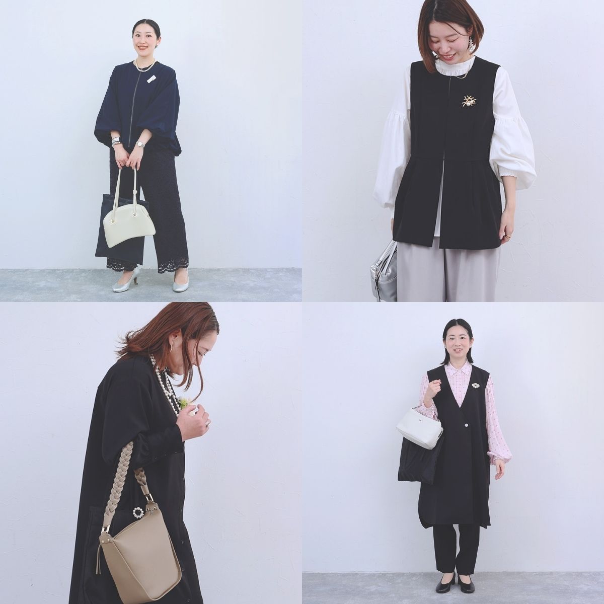 【ハレの日ファッション】ママスタッフ大集合！普段の着回しOKアンジェの「フォーマルウェア＆小物」8選