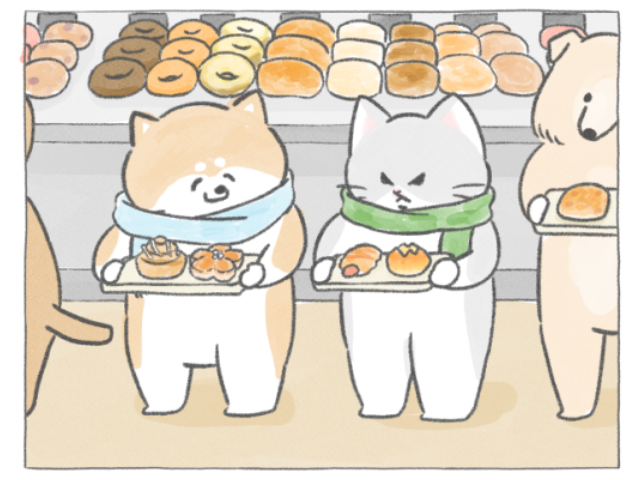 【四コマ漫画】なぜか気になる…！パン屋さんで「選んだのに迷う」あるあるとは？