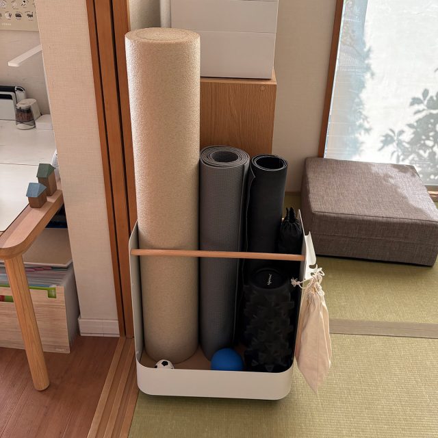 Ordre 立てて収納できる フィットネス収納