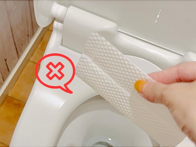 トイレ掃除のNG