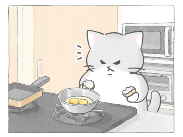 【四コマ漫画】vol.198「ふたごたまご」が出た！どんな料理にする？