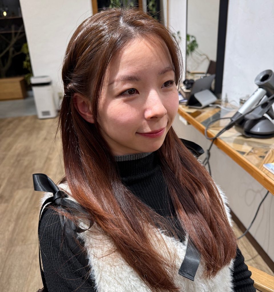 レイヤーカットでもできる！崩れにくい簡単ハーフアップ