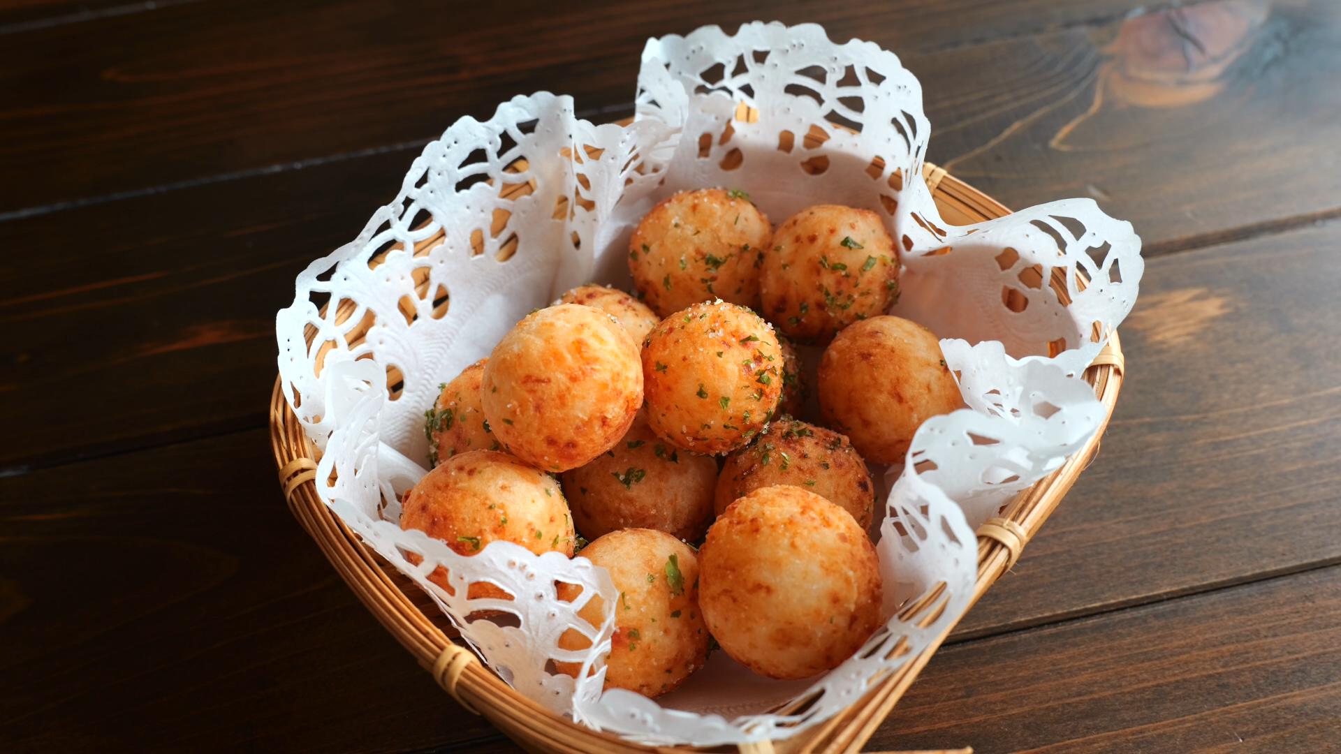 長芋あったらこれ！外はカリッと、中はふわもち「ポテトボール」