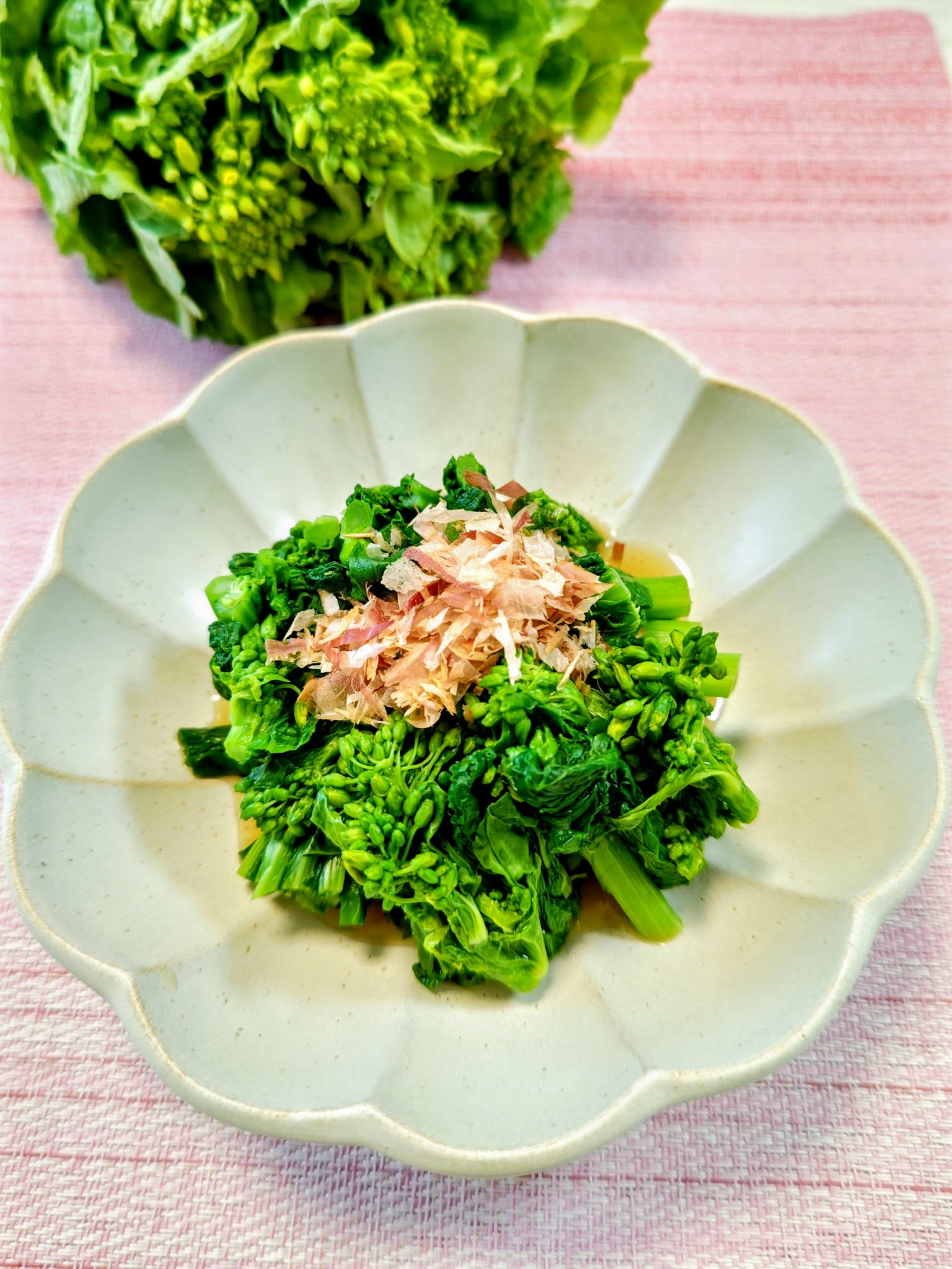 今が旬！栄養たっぷり「菜花のお浸し」簡単レシピ