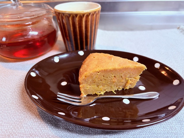 美腸ケアセラピストのおすすめ！混ぜるだけ「米粉のキャロットケーキ」