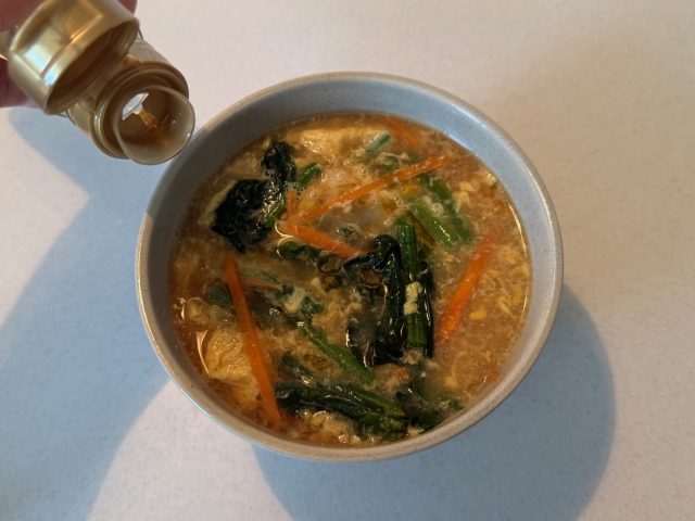 ごま油を追加