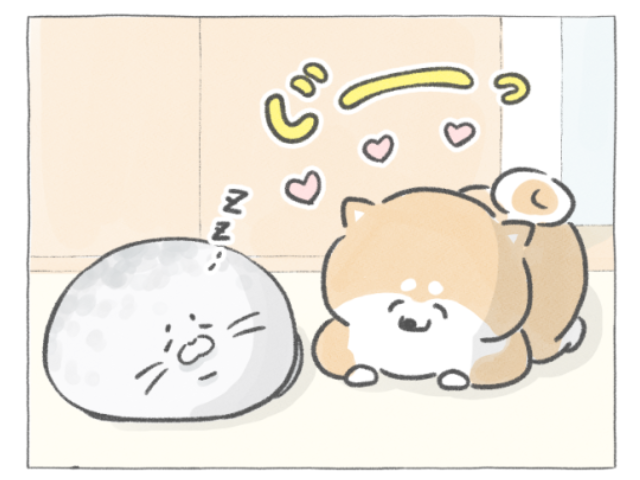 【四コマ漫画】vol.200｜その寝顔、反則…！見守るだけのはずが？