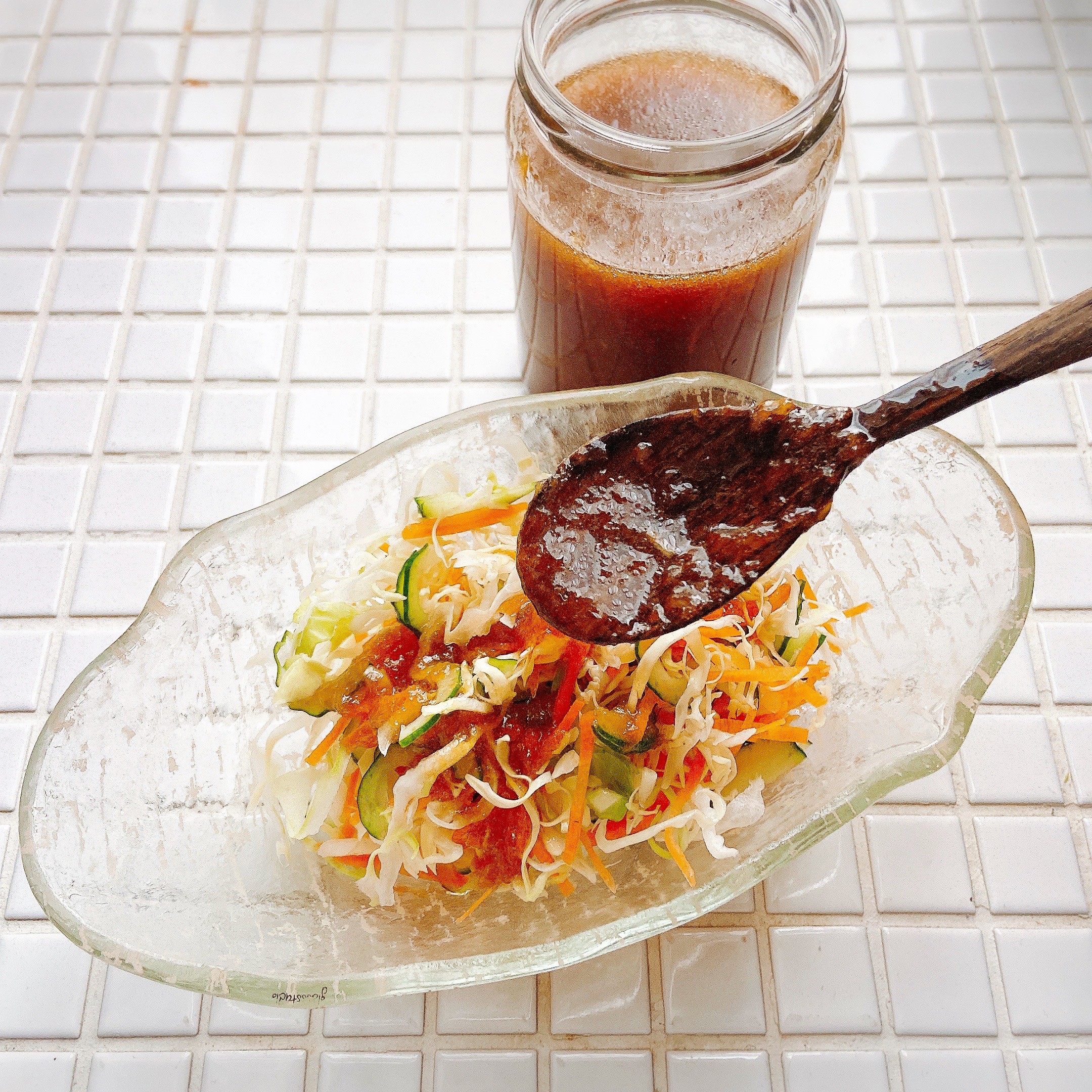 野菜がもりもり食べられる！『新玉ねぎの醤油ドレッシング』の作り置き