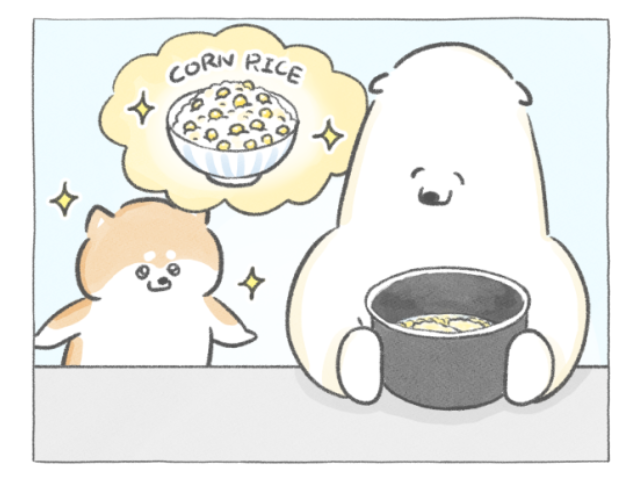 【四コマ漫画】vol.214｜準備万端！炊飯器におまかせの朝ごはんとは？