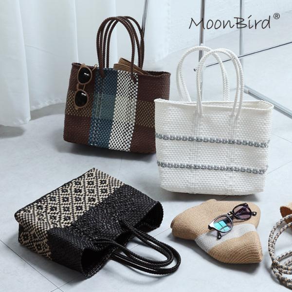 MoonBird(ムーンバード)の手編みのメルカドバッグ