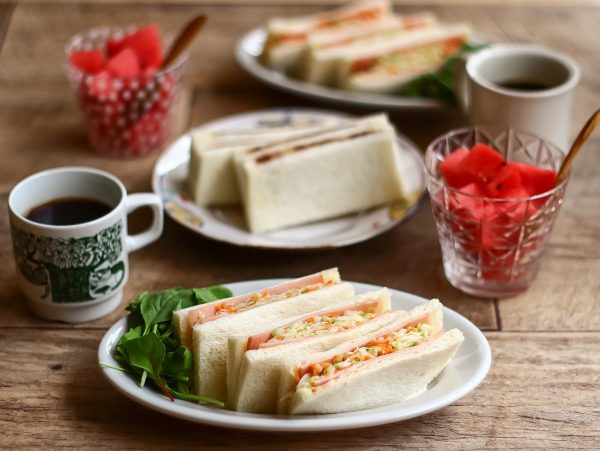 コールスロー&ハムサンド