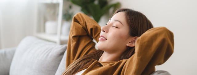 「ほっとする」を英語で言うと？