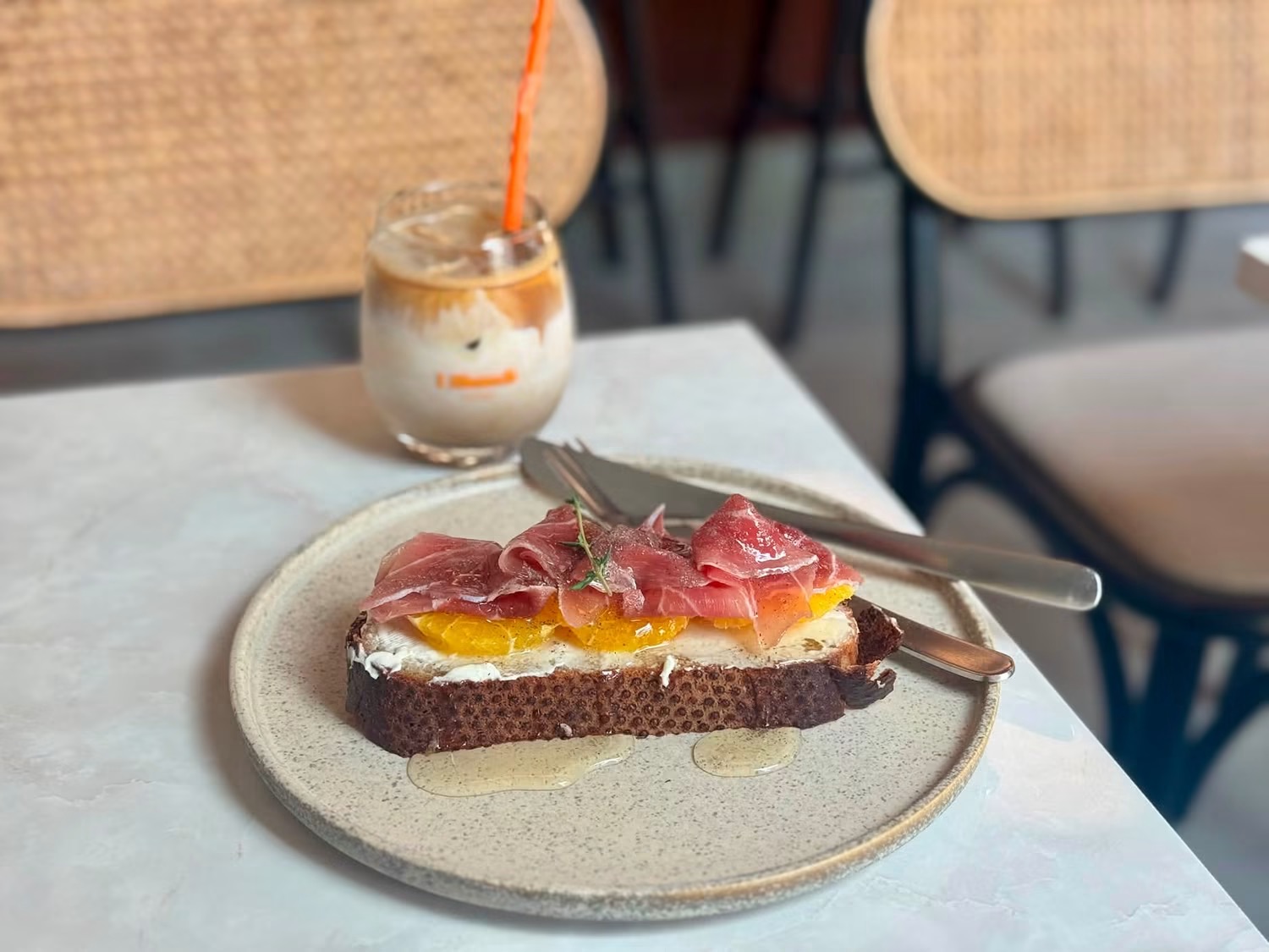 【渋谷】生ハム&オレンジの爽やかオープンサンド@Lilium&coffee【vol.645】