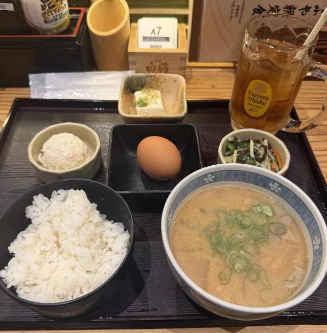 豚汁朝定食