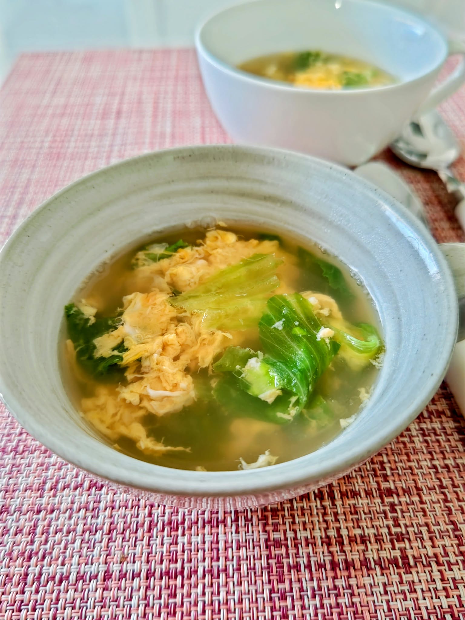 5分で完成！「レタス卵スープ」で朝ごはん。リゾットアレンジも！