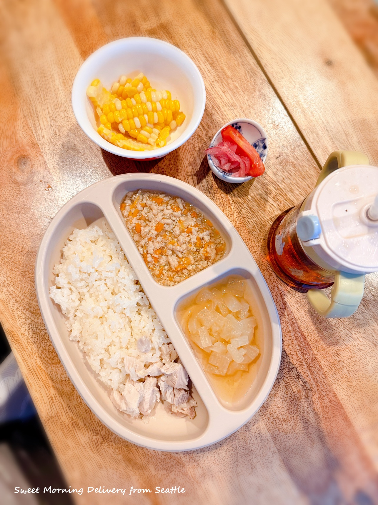 たまに報われることもある努力=子供の食事